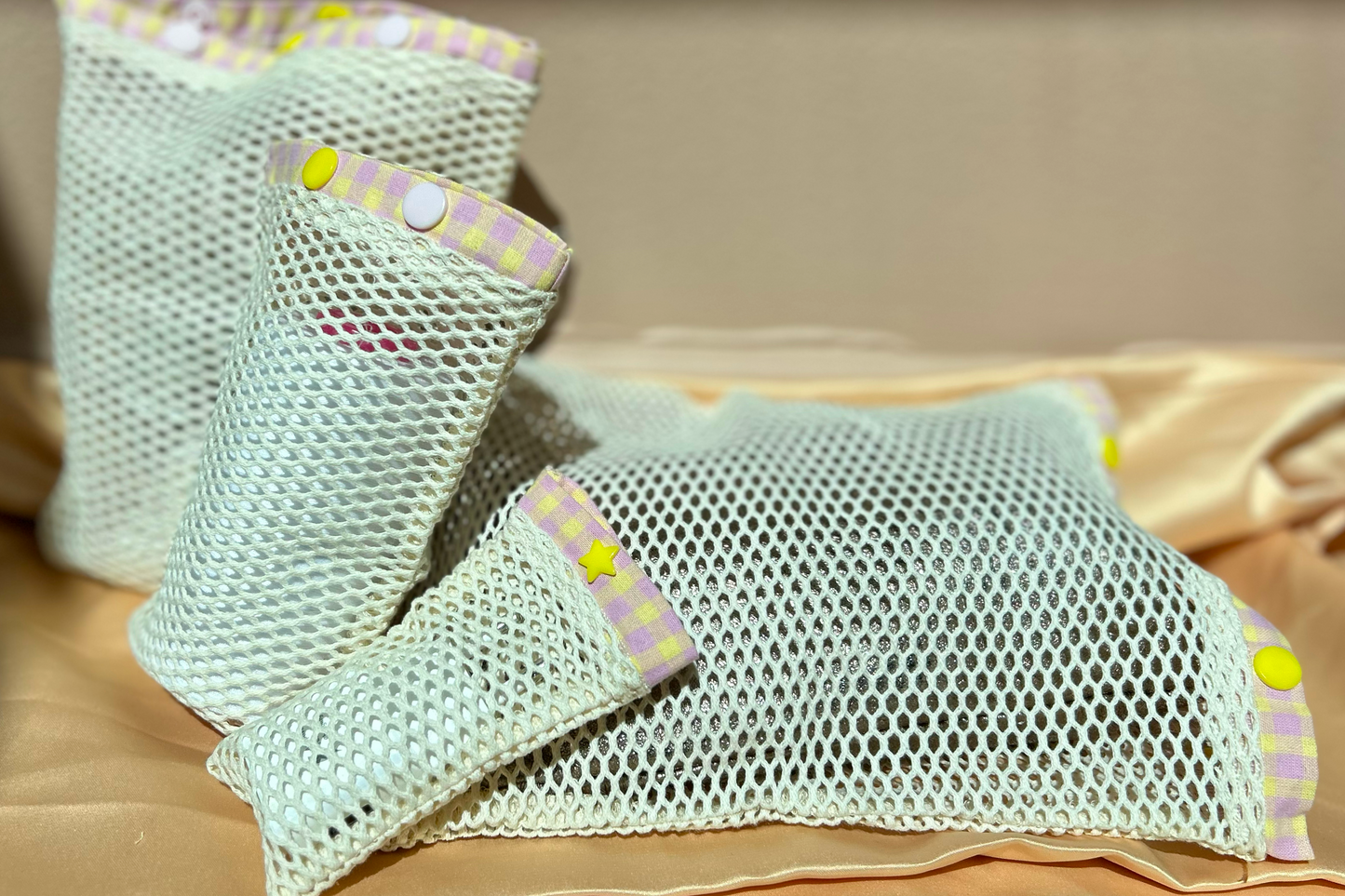 Lot de pochons filets (4 tailles différentes)