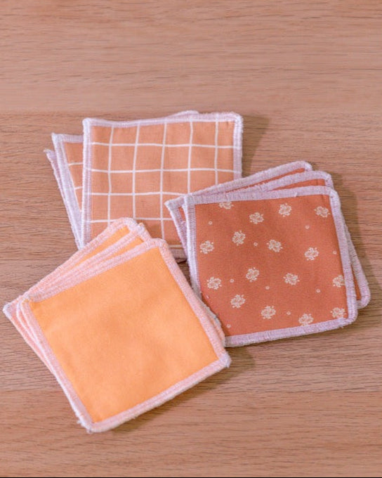 Lot de 5 cotons lavables