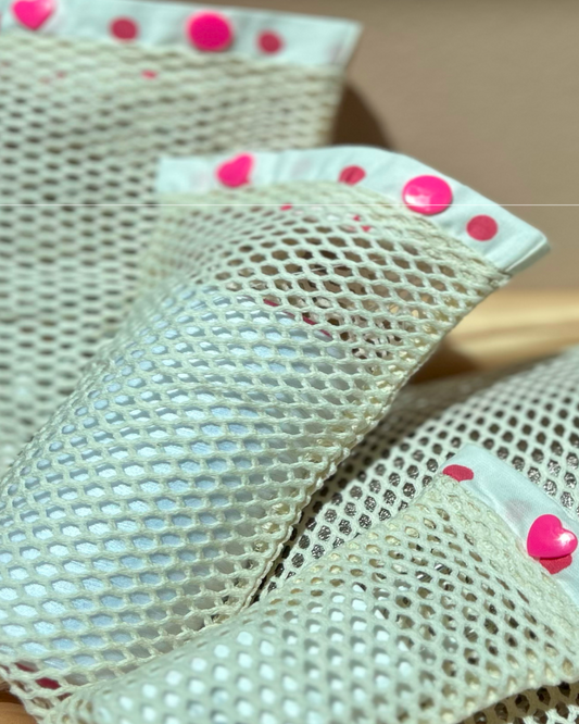 Lot de pochons filets (4 tailles différentes)