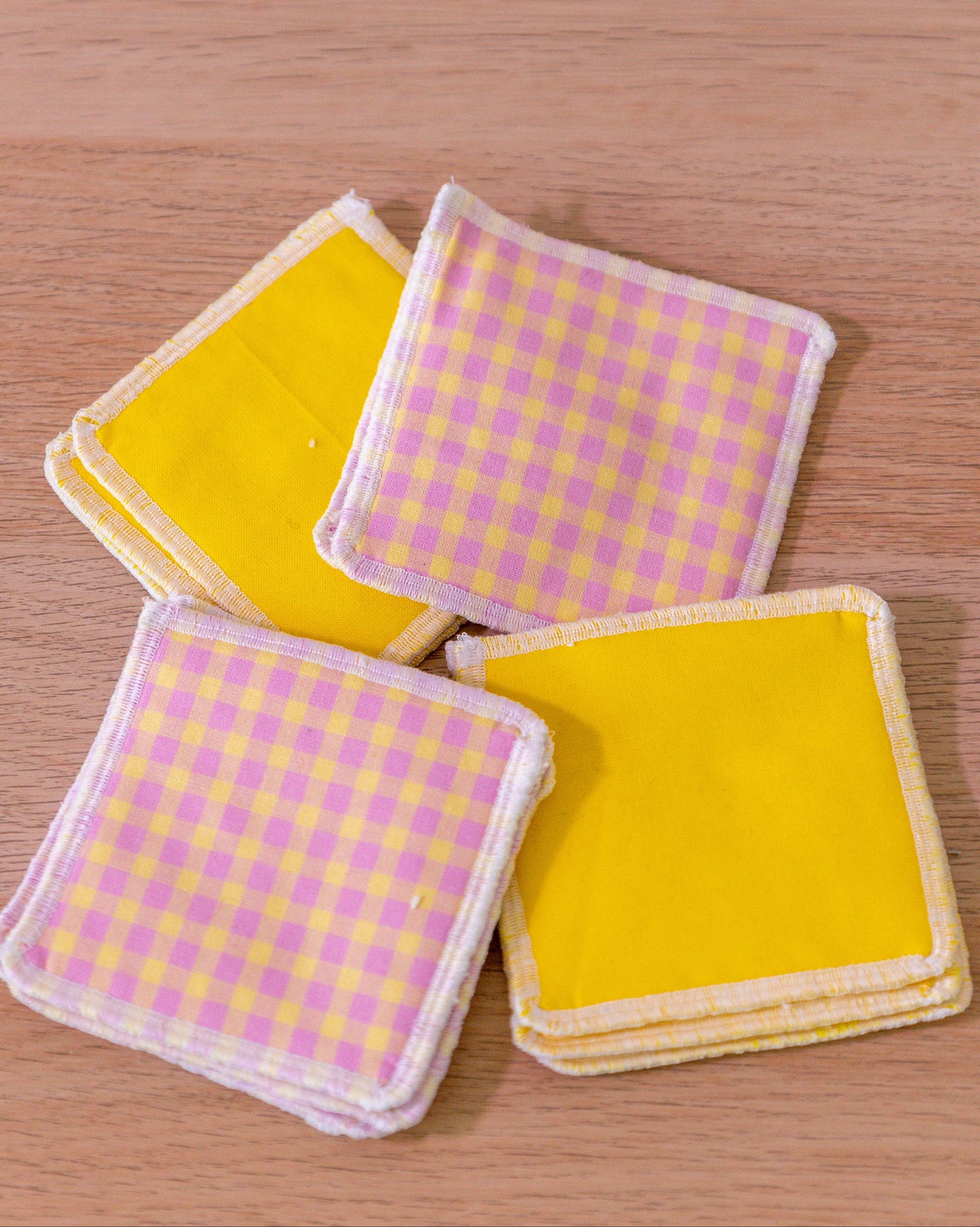 Lot de 5 cotons lavables