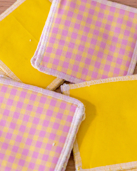 Lot de 5 cotons lavables