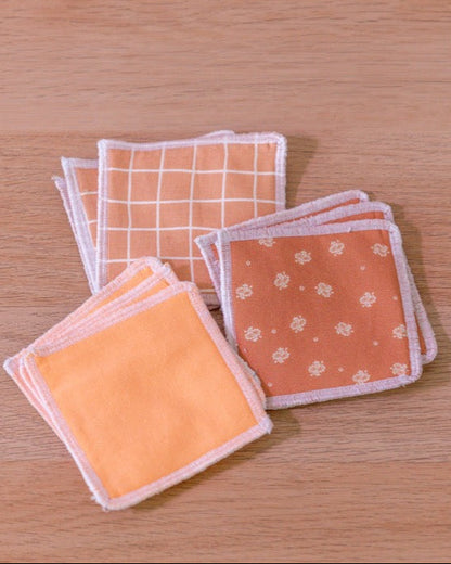 Lot de 5 cotons lavables