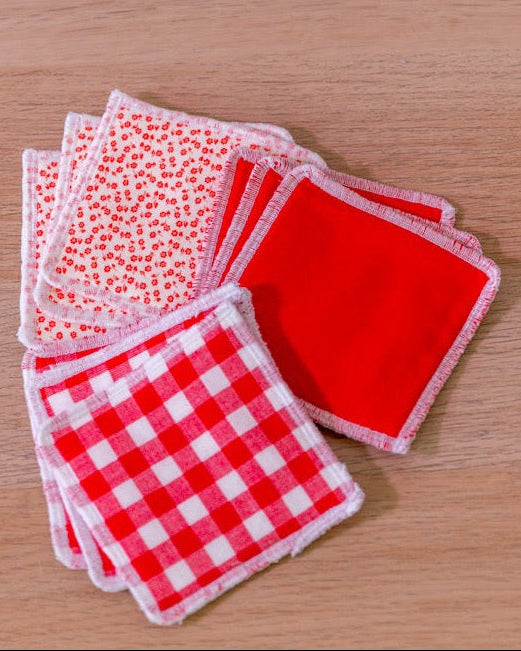 Lot de 5 cotons lavables