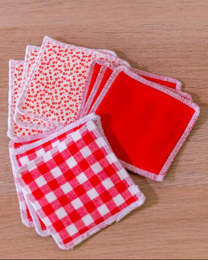 Lot de 5 cotons lavables