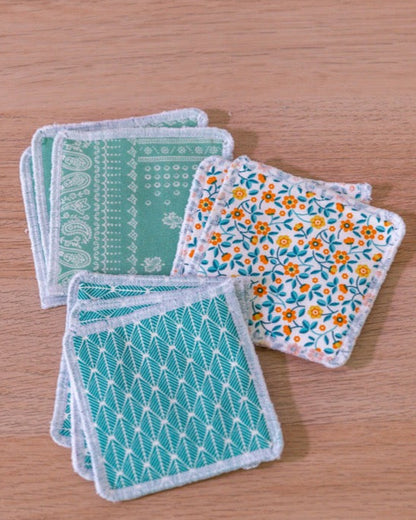 Lot de 5 cotons lavables